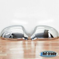 EDELSTAHL SPIEGELKAPPEN CHROM für VW PASSAT B6 , 3C...