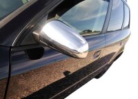EDELSTAHL SPIEGELKAPPEN für AUDI A3 8P, A4 B6 B7, A6 4F | alle Bj 2000-2008