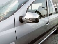 Edelstahl Spiegelkappen für Dacia Duster 2012-2018...