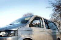 EDELSTAHL SPIEGELKAPPEN VOLLSCHALEN für VW T5 ab 092009- | VW T6 | VW AMAROK