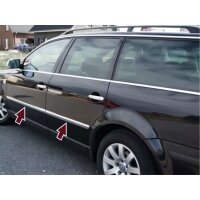 Edelstahl Türleisten für VW Passat B5 | 1997-2005 | Set 4 Türen | Chrom poliert