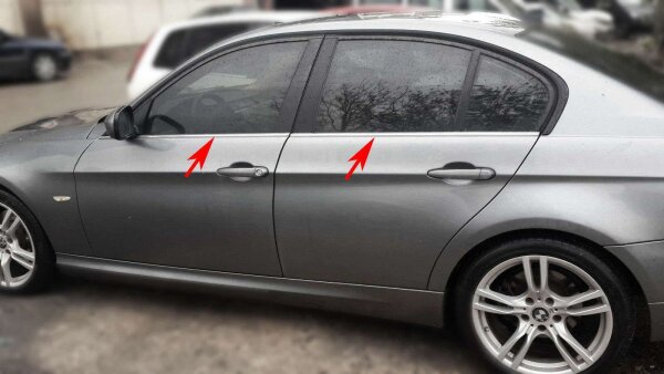 Edelstahl Fensterleisten Chrom für BMW 3ER | Typ E90 | BJ 2005-2011 | 4tlg SET
