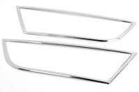 EDELSTAHL NEBELSCHEINWERFER UMRANDUNG CHROM für SKODA OCTAVIA III | BJ 2013-2016