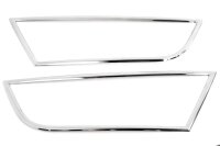 EDELSTAHL NEBELSCHEINWERFER UMRANDUNG CHROM für SKODA OCTAVIA III | BJ 2013-2016