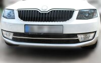 EDELSTAHL NEBELSCHEINWERFER UMRANDUNG CHROM für SKODA OCTAVIA III | BJ 2013-2016
