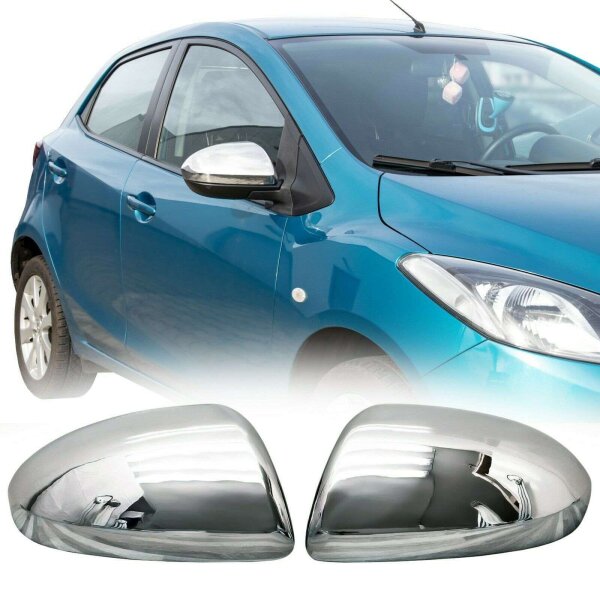 Edelstahl Spiegelkappen für MAZDA 2 DE | MAZDA 3 BL | MAZDA 6 GH GJ | 2008-2013