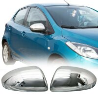 Edelstahl Spiegelkappen für MAZDA 2 DE | MAZDA 3 BL...