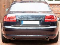 EDELSTAHL CHROM KOFFERRAUMLEISTE UNTEN für AUDI A8 D3, 4E | BJ 2002-2010