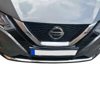 Edelstahl Chrom Leiste Stoßstange für NISSAN QASHQAI II Facelift | ab Bj 2017-