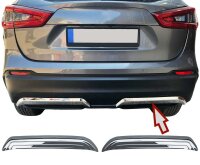 Edelstahl poliert Auspuff Attrappen für NISSAN...