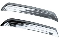 Edelstahl poliert Auspuff Attrappen für NISSAN QASHQAI II Facelift | ab Bj 2017-