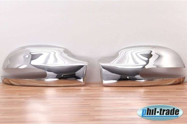 1 Set Edelstahl Spiegel Kappen Chrom für Mercedes Viano W639  BJ 2003-2010