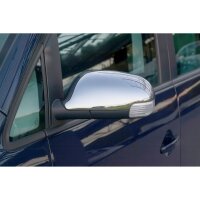 1Set Edelstahl Spiegel Kappen V2A Chrom für VW...