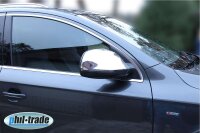 2 x EDELSTAHL SPIEGELKAPPEN CHROM für AUDI Q7, Typ 4L, FACELIFT | 042009-2015