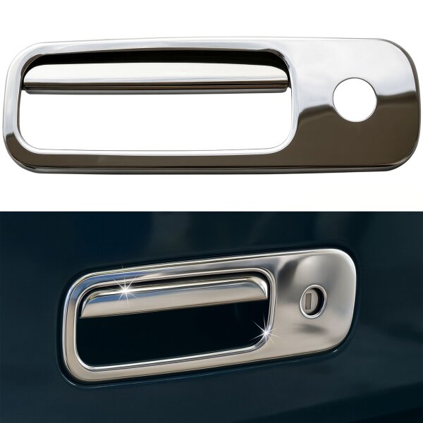 Chrom Kofferraumöffner Edelstahl für VW Golf 3 4 T5 Lupo Caddy 3 Sharan Polo 6N