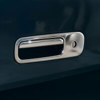 Chrom Kofferraumöffner Edelstahl für VW Golf 3 4 T5 Lupo Caddy 3 Sharan Polo 6N