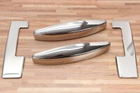 Chrom Türgriffe Edelstahl  Blenden für Dacia...