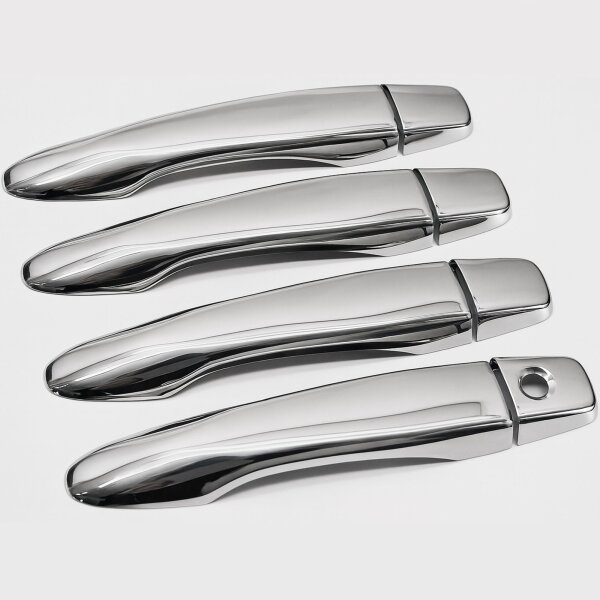 Chrom Türgriffe Kappen EDELSTAHL ohne IKEY für Nissan KADJAR Qashqai j11#11/2013