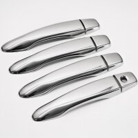 Chrom Türgriffe Kappen EDELSTAHL ohne IKEY für...