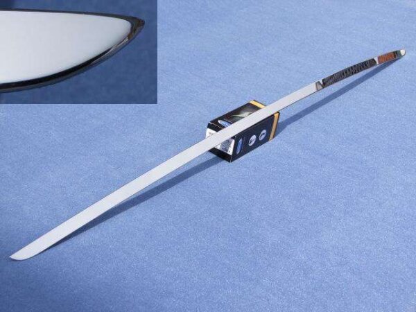 EDELSTAHL CHROM KOFFERRAUMLEISTE UNTEN für BMW X1, E84 | 2009-2015 | HECKLEISTE