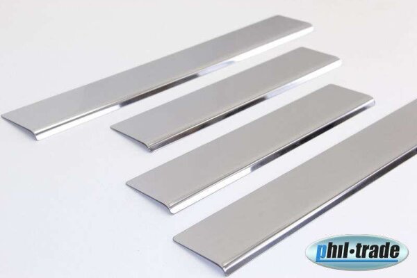 Edelstahl Einstiegsleisten Matt für Opel Mokka Chevrolet Trax ab 2012 4tlg Set