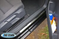 Edelstahl Einstiegsleisten V2A Matt für VW Golf 5 ab 2003 4tlg Set