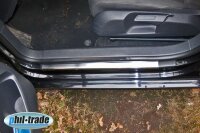 Edelstahl Einstiegsleisten V2A Matt für VW Golf 5 ab 2003 4tlg Set