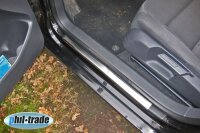 Edelstahl Einstiegsleisten V2A Matt für VW Golf 5 ab 2003 4tlg Set