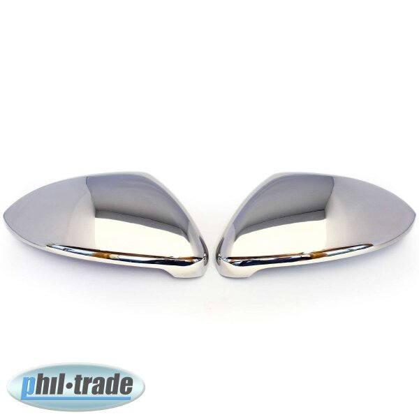 1Set Edelstahl Spiegel Kappen für VW Golf VII 7 3D 5D Sportsvan Alltrack Touran