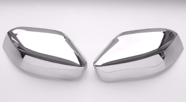 Edelstahl Chrom Spiegelkappen Set passend für VW Caddy 4 IV ab 07/2015 Abdeckung