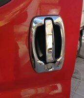 1Set Edelstahl Türgriffe Chrom mit Rahmen für Ducato Citroen Jumper Daily ab2006