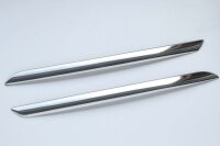 Chrom Kühler Grill Leisten V2A Einsätze für Renault Clio IV Phase I 2012-2016