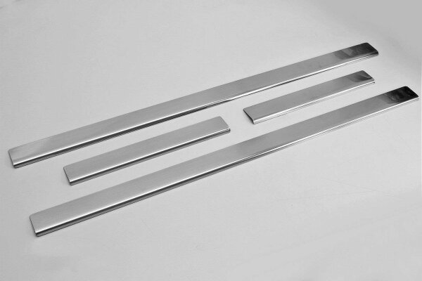 Edelstahl Einstiegsleisten V2A MATT für BMW X5 | Typ E70 | BJ 2006-2013