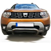 EDELSTAHL NEBELSCHEINWERFER RAHMEN CHROM für DACIA DUSTER II | ab 2018-