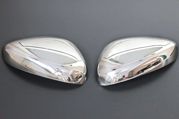 Edelstahl Chrom Spiegelkappen Set passend für Citroen C3 II C4 II C5 II DS3 DS4