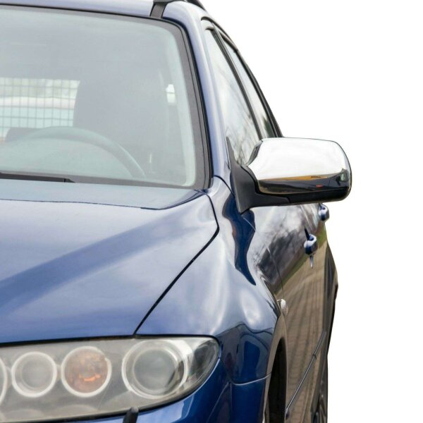 Edelstahl Spiegelkappen für MAZDA 2-DY | 3-BK | 6-GG, GY | Bj 2002-2008