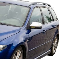 Edelstahl Spiegelkappen für MAZDA 2-DY | 3-BK | 6-GG, GY | Bj 2002-2008