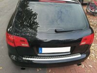 Ladekantenschutz Edelstahl chrom für AUDI A6 C6 4F AVANT 2005-2008 mit Abkantung