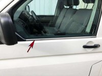 Edelstahl Fensterleisten matt für alle VW T5, VW T6...