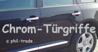 Für VW TOUAREG I EDELSTAHL Chrom Türgriffe Kappen Set Bj 2002-2010 Typ 7L