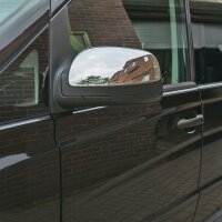 1 Set Edelstahl Spiegel Kappen Chrom für Mercedes...
