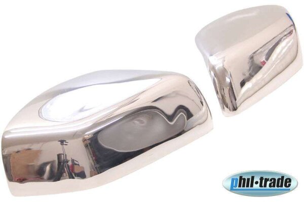 1 Set Edelstahl Spiegel Kappen für Land Range Rover Freelander 2 Discovery Sport
