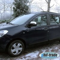 1 Set Edelstahl Spiegel Kappen V2A Chrom für Dacia...