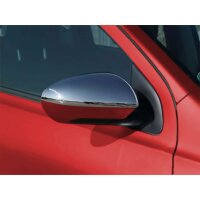 1 Set Edelstahl Spiegel Kappen V2A Chrom für Nissan Qashqai j10 +2 Bj2006-2013