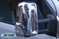 1 Set Edelstahl Spiegel Kappen V2A für Mercedes Sprinter W906 VW Crafter ab 2006