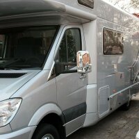 1 Set Edelstahl Spiegel Kappen V2A für Mercedes Sprinter W906 VW Crafter ab 2006