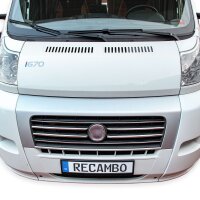 Chrom Kühler Grill Leisten Edelstahl für Fiat Ducato | Typ 250 | BJ 2006-2014