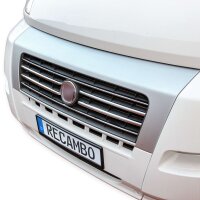 Chrom Kühler Grill Leisten Edelstahl für Fiat Ducato | Typ 250 | BJ 2006-2014