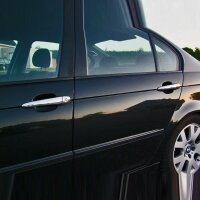 Chrom Türgriffe Kappen Edelstahl  für BMW 3er E46 Limo Touring | 1998-09/2000