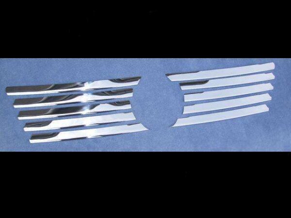 Edelstahl chrom Grill Leisten für MERCEDES VITO W638 | 1996-2003 | Kühlergrill